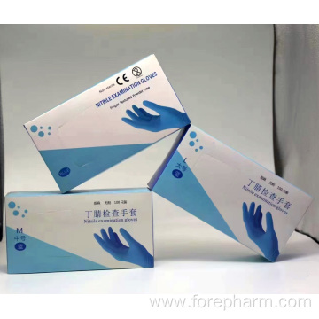 Nitrile examination gloves pharma